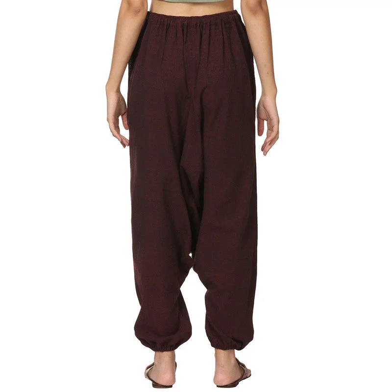 aatman-cotton-harem-pants-for-women-maroon-bt01024-080524