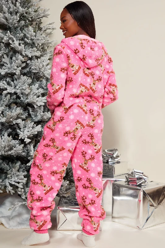 reindeer-kiss-pj-plush-jumpsuit-onesie-pink-combo