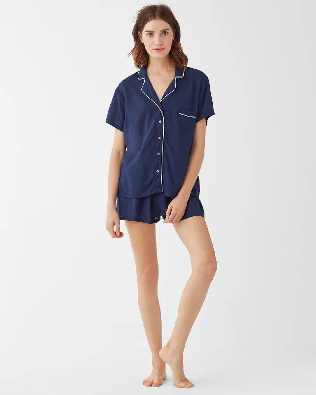 Woven PJ Short Set