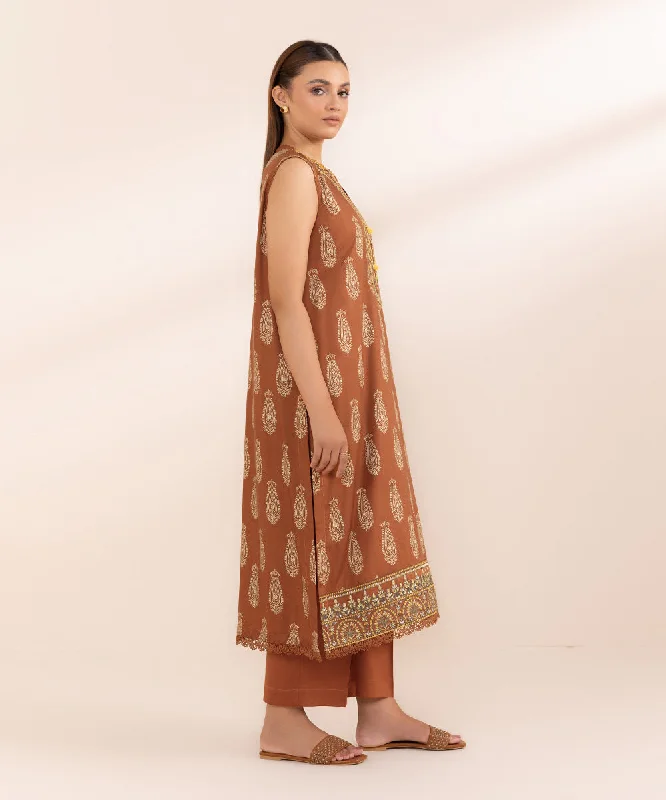 Embroidered Arabic Lawn Shirt