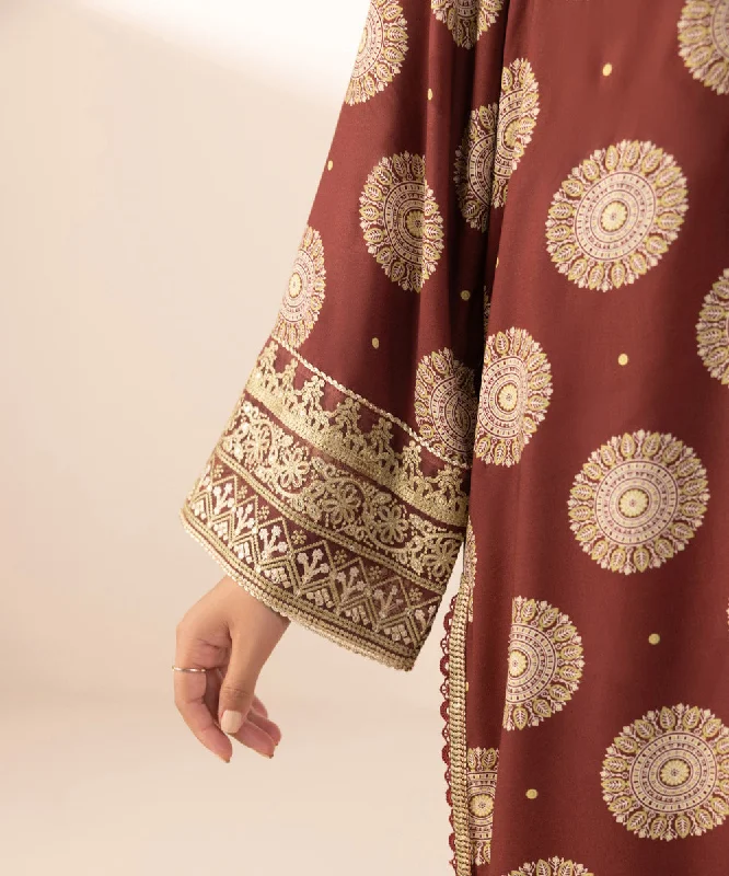 Embroidered Arabic Lawn Shirt