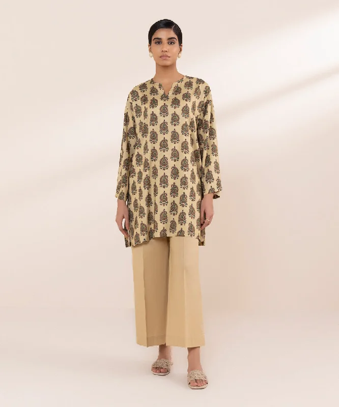 Printed Arabic Lawn Shirt