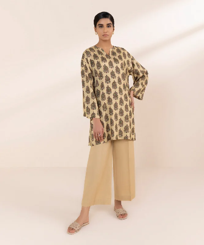 Printed Arabic Lawn Shirt