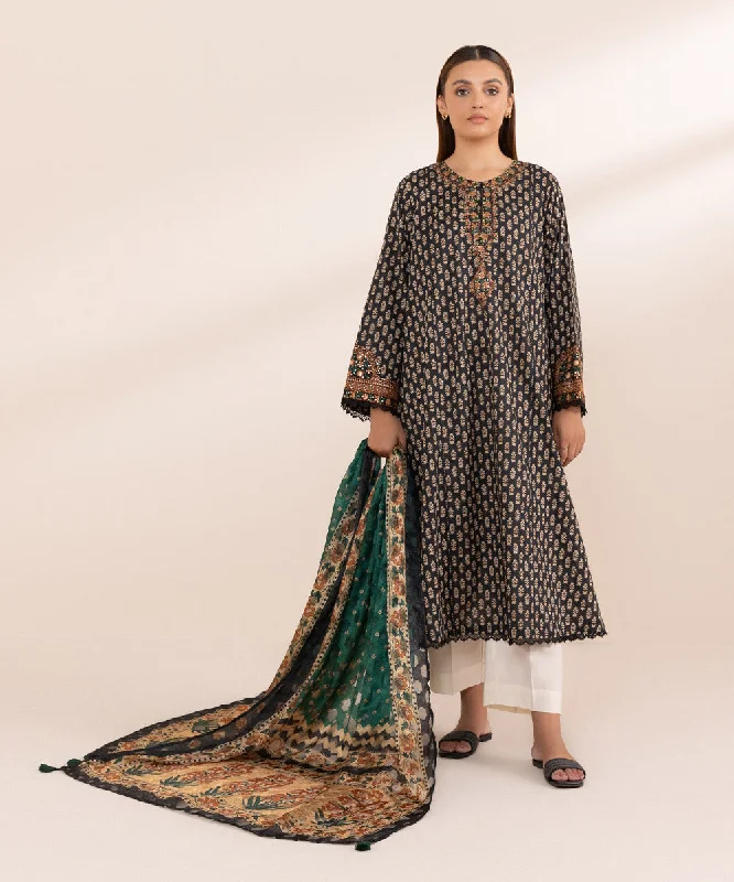 Printed Jacquard Dupatta