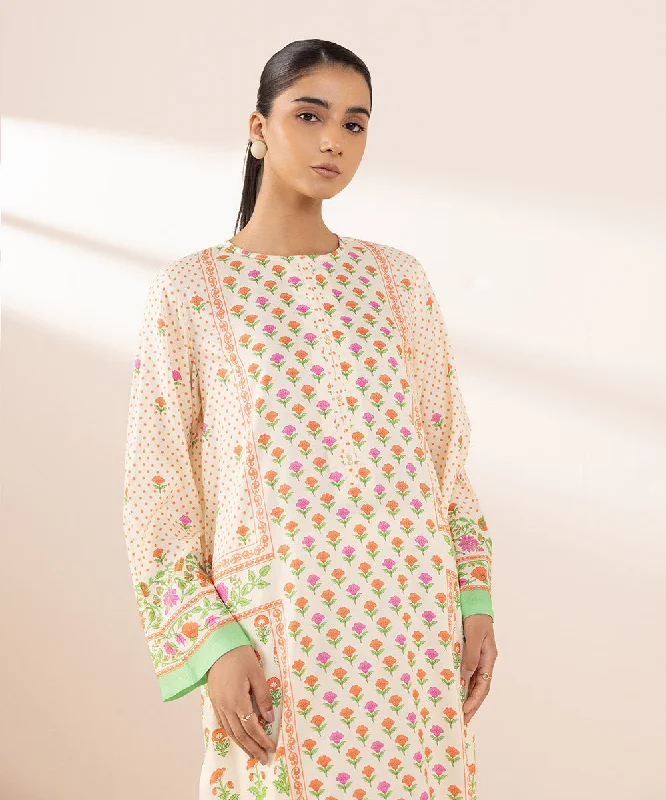 Printed Arabic Lawn Shirt