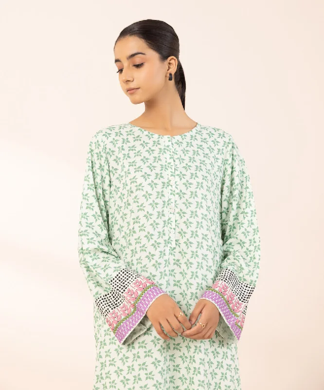 Printed Arabic Lawn Shirt