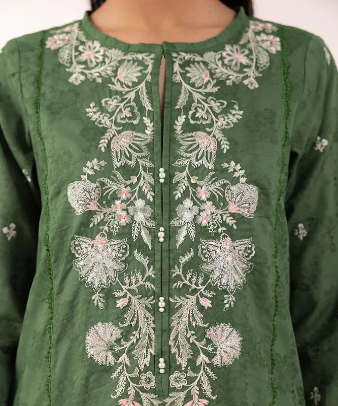 Embroidered Jacquard Shirt