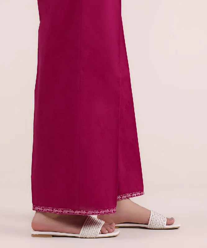 Embroidered Jacquard Culottes