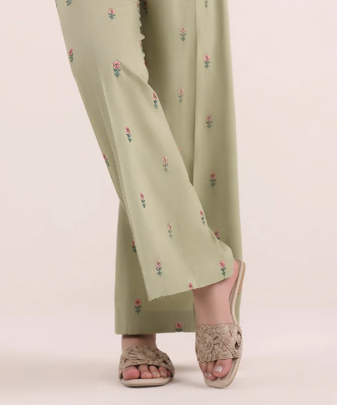 Embroidered Cambric Culottes