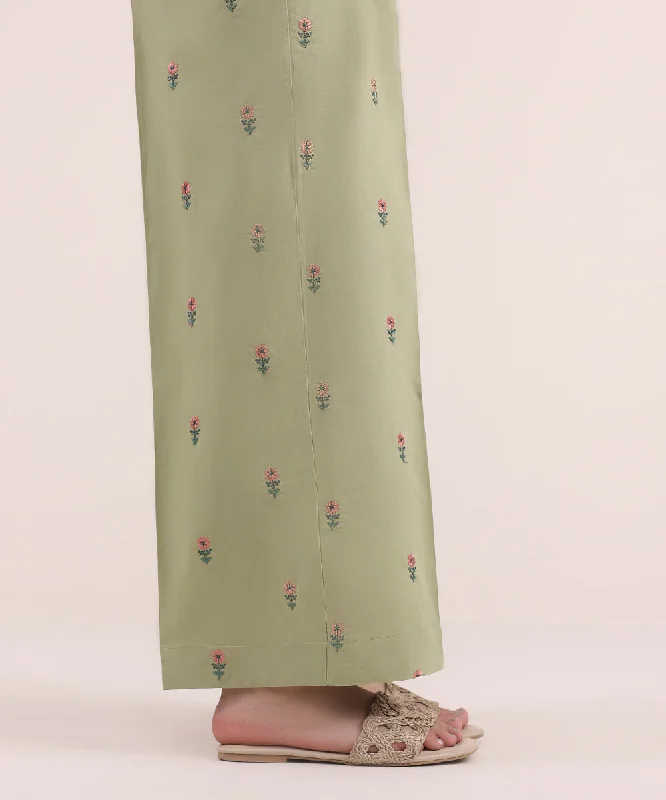 Embroidered Cambric Culottes