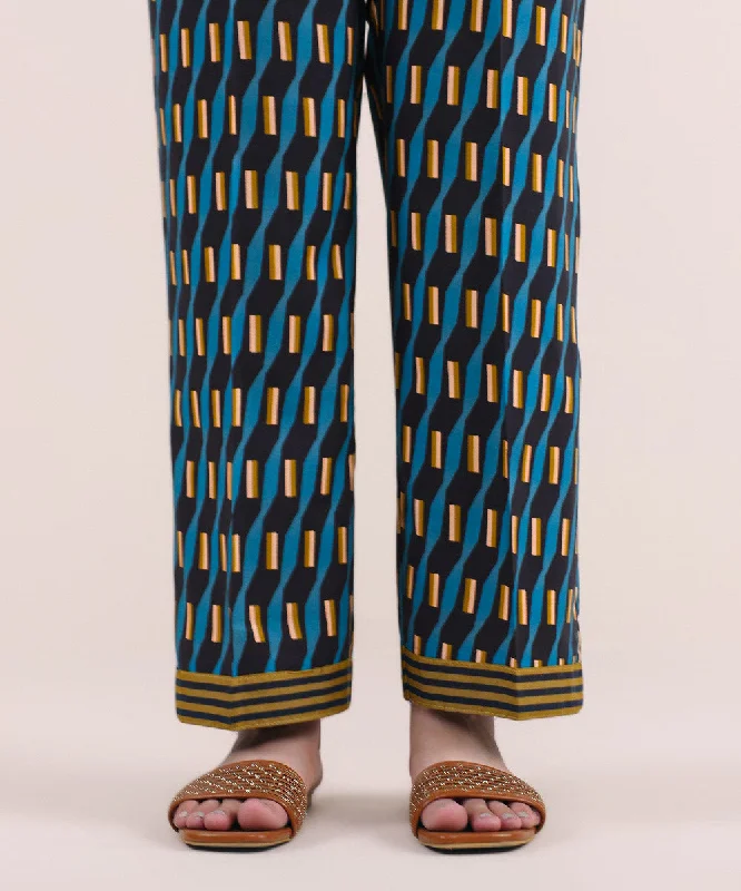 Printed Cotton Viscose Pants