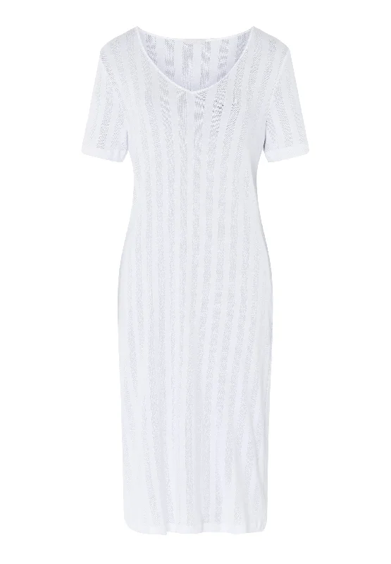 Simone Short Sleeve Nightgown | White 74907-101