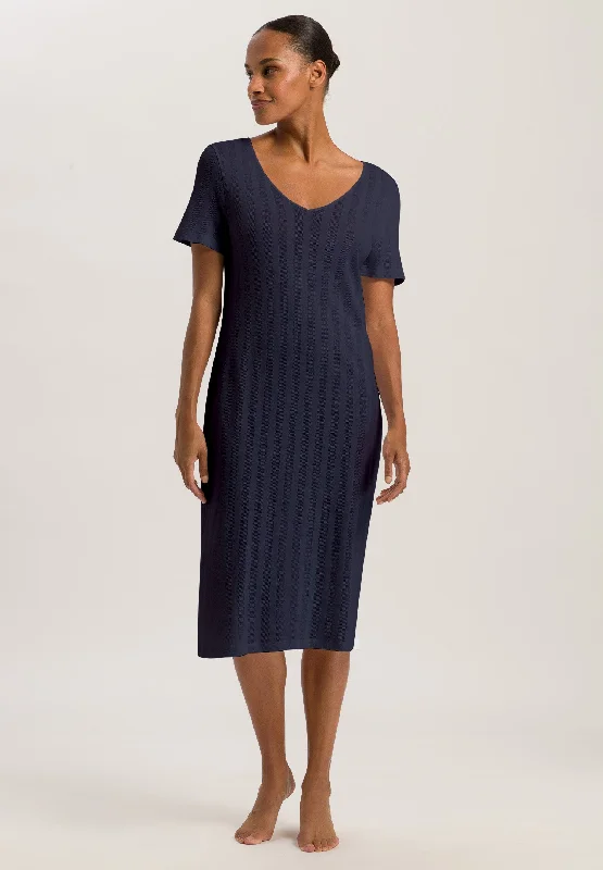 Simone Short Sleeve Nightgown | Deep Navy 74907-1610