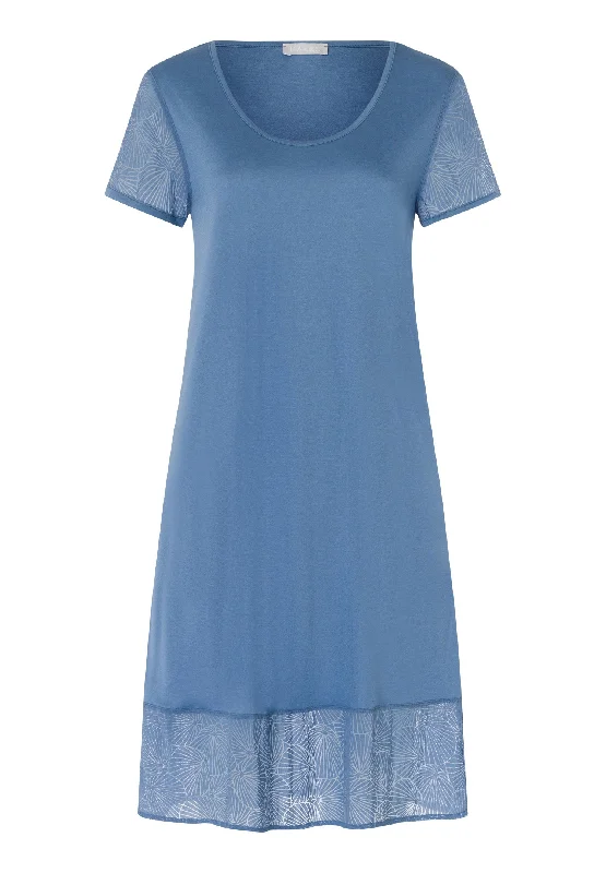 Audrey Short Sleeve Nightgown | Dusty Blue 74917-2515