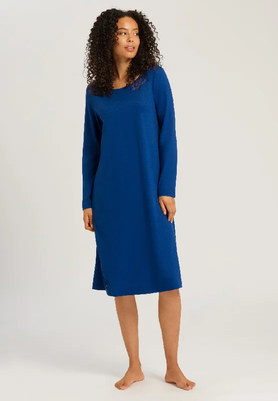 74996 Naila Long Sleeve Nightgown 110cm - 1653 Deep Indigo