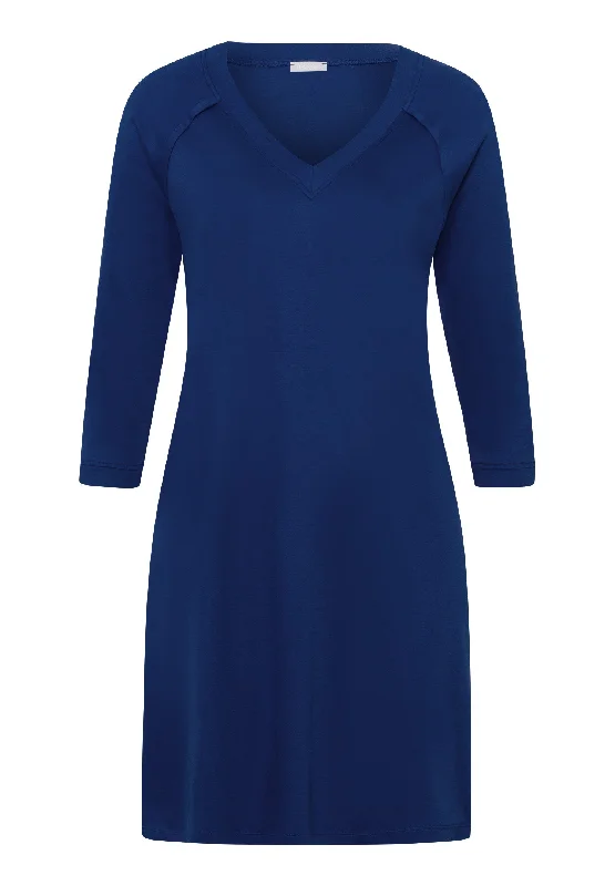 Pure Essence 3/4 Sleeve Gown | Deep Indigo 77948-1653