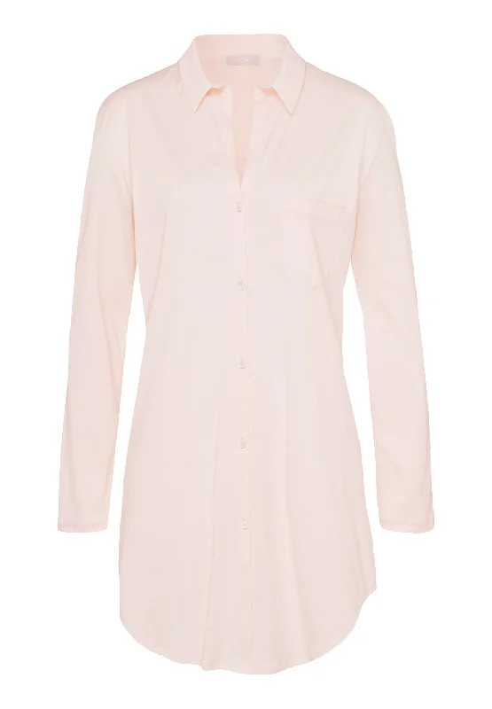 Cotton Deluxe Boyfriend Sleepshirt | Crystal Pink 77958-1334