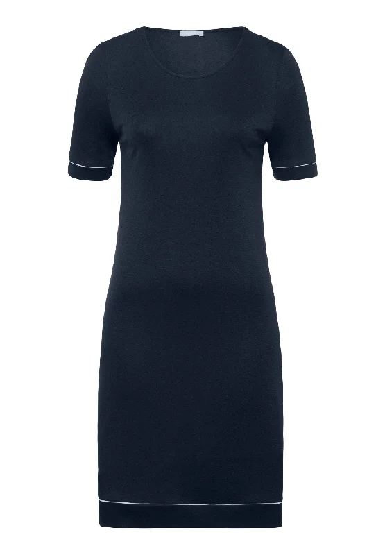 Natural Comfort Short Sleeve Gown | Deep Navy 77963-1610