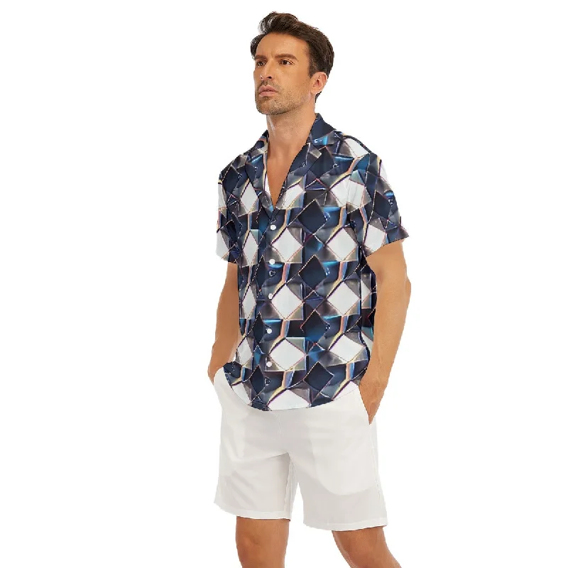 All-Over Print Men's Deep V-neck Short Sleeve T-shirt