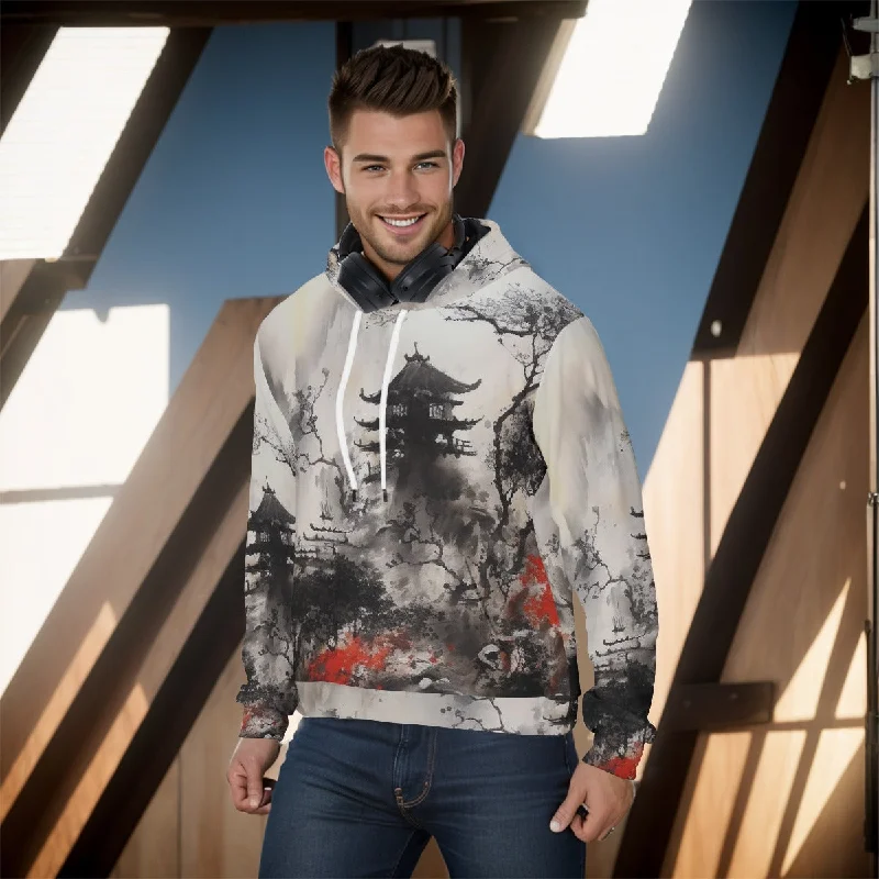 All-Over Print Men's Pullover Hoodie