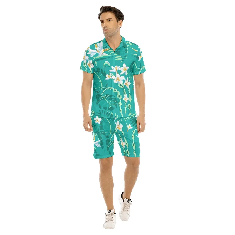 Hawaiian Tropical Men's Short Sleeve Shirt Set