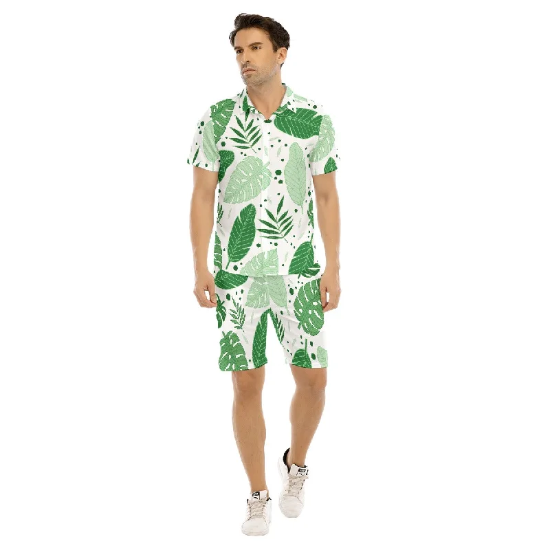 All-Over Print Men's Short Sleeve Shirt Set