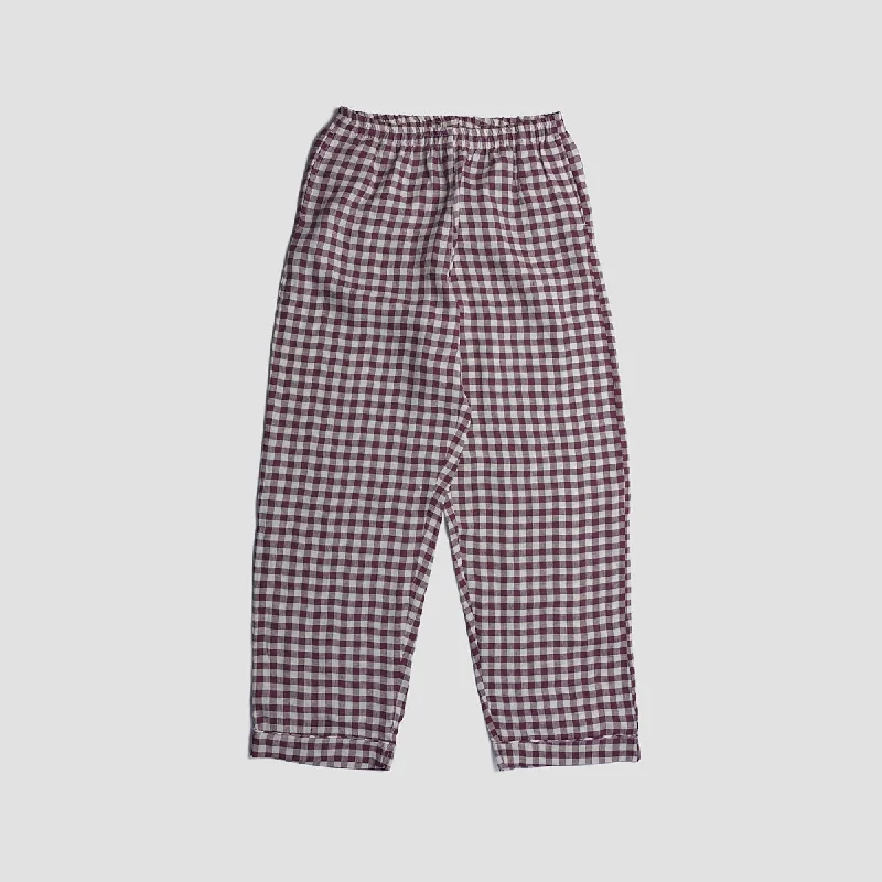 Men's Gingham Pyjama Trousers