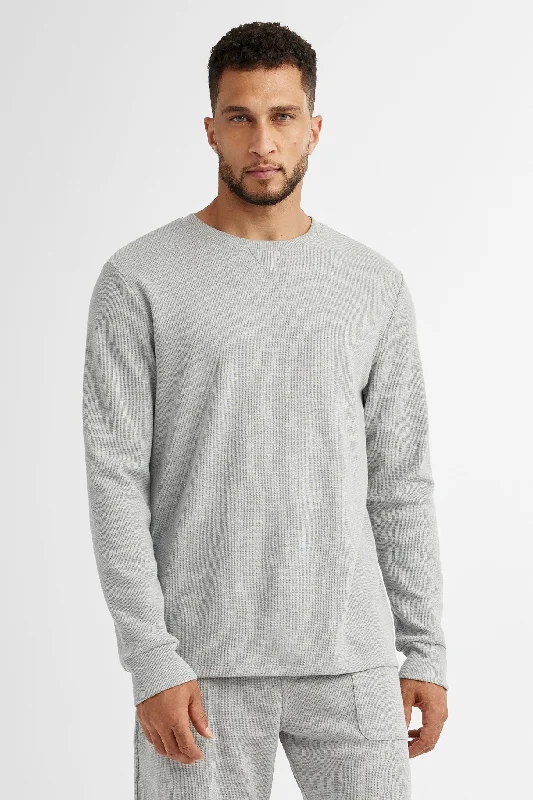 Chandail pyjama tricot gaufré - Homme