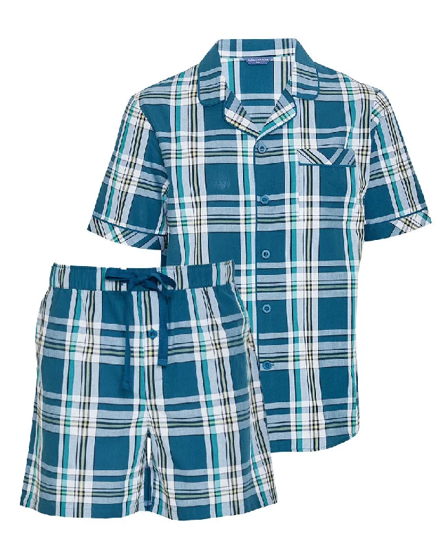 Cove Mens Check Shorty Set