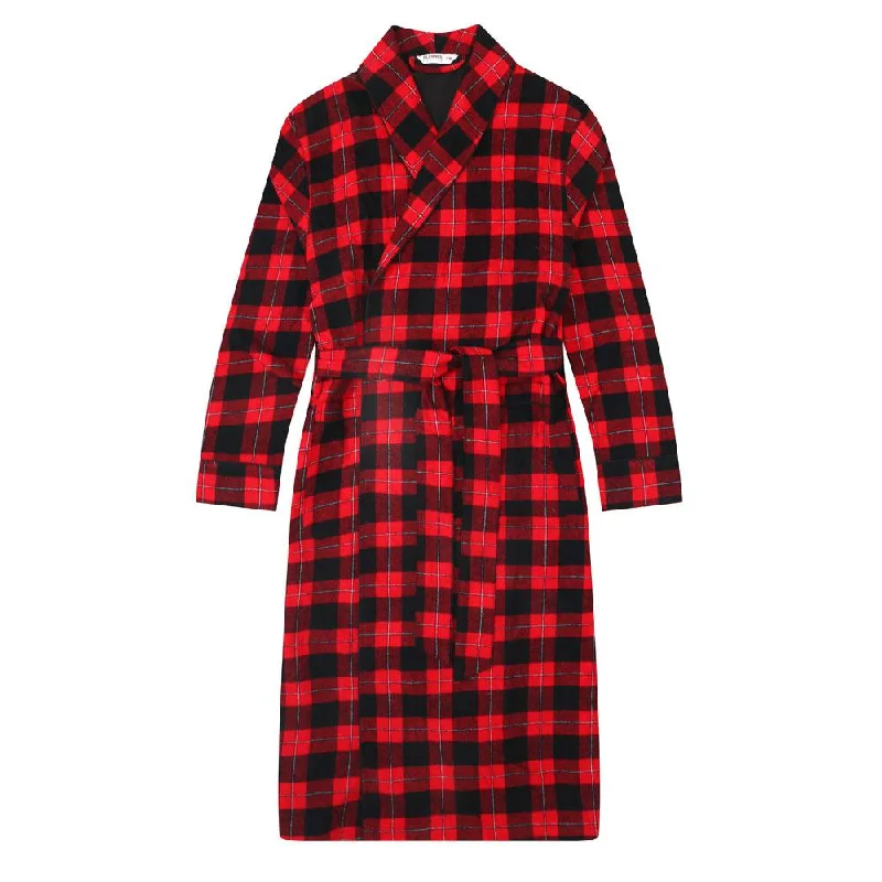 Plaid Red-Black / Small-Medium