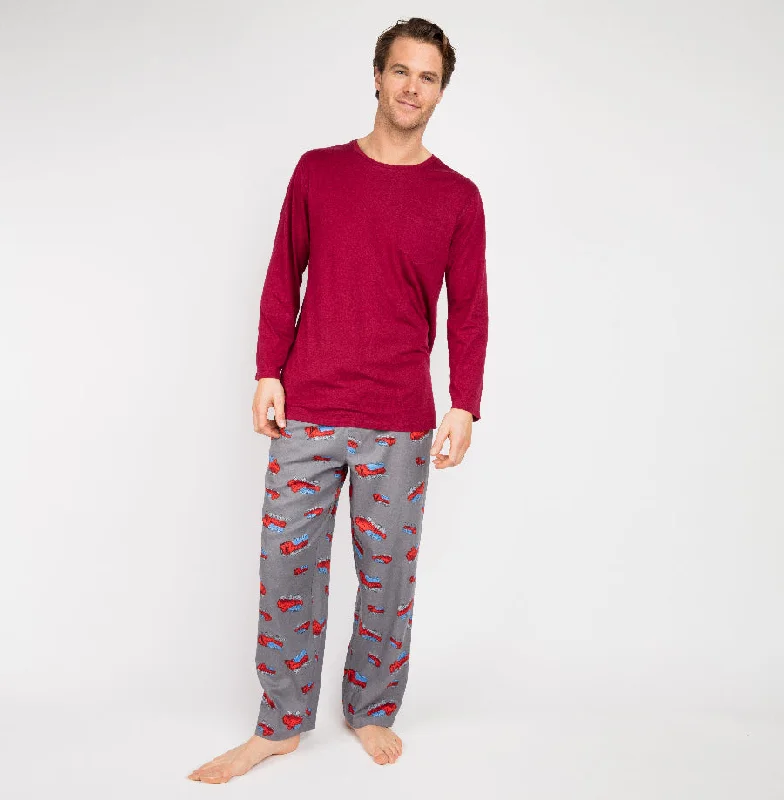 Frankie Fire Engine Print Pyjama Bottoms