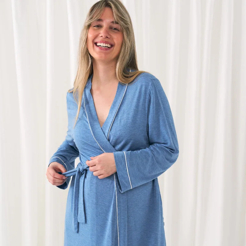 Heather Blue Women's Robe