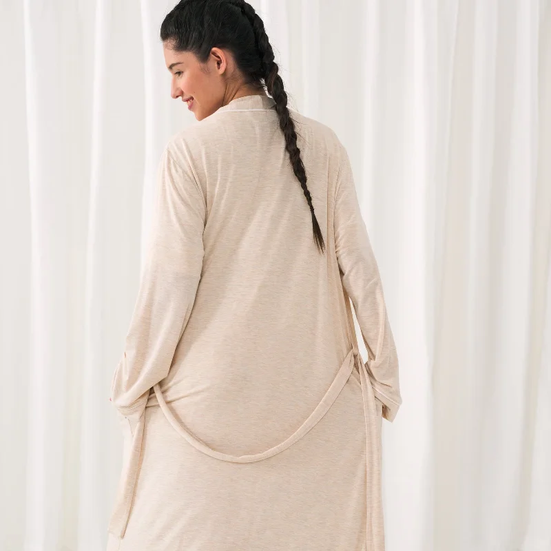 Heather Oatmeal Women's Robe