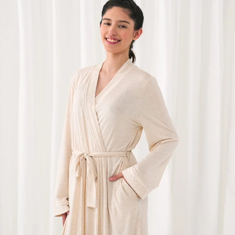 Heather Oatmeal Women's Robe