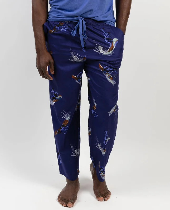 Jamie Snowboarder Print Pyjama Bottoms