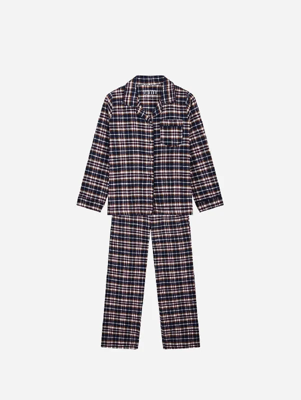 Jim Jam Men's Organic Cotton Pyjama Set | Navy