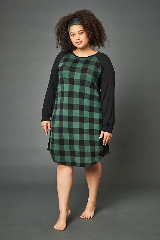 Green Plaid / Medium