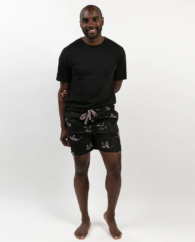 Mason Shark Print Shorts