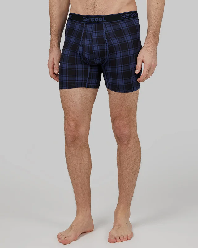 NAVY NIGHT PLAID / S