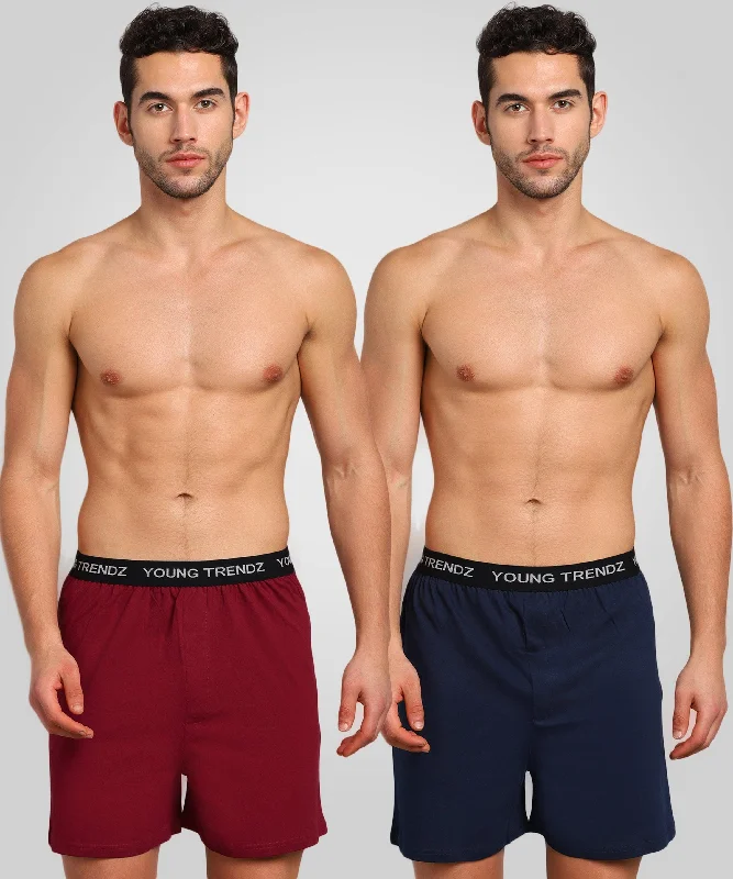 Men's Outer Elastic Combo Boxer