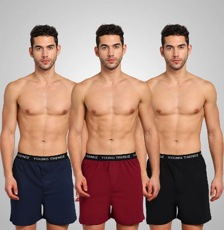 Men's Outer Elastic Combo Boxer