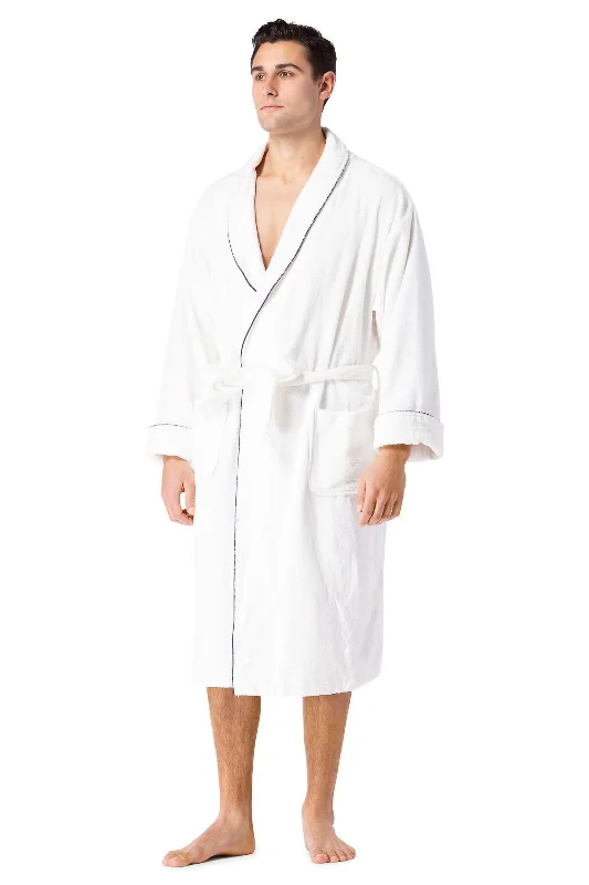 Men's Premier Turkish-Style Full Length Terry Cloth Spa Robe