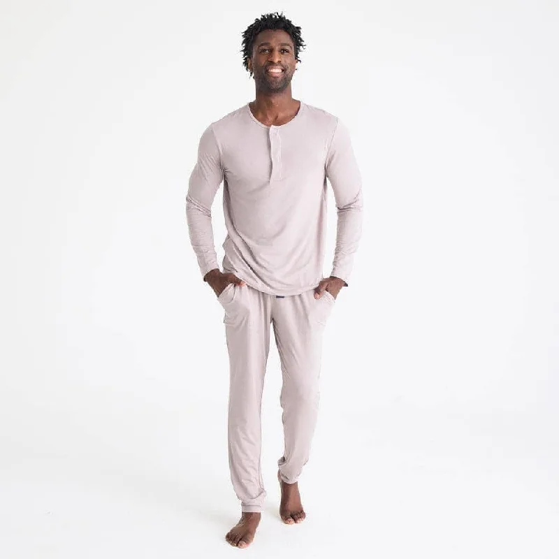 men's dovetail modal magnetic long sleeve jogger set