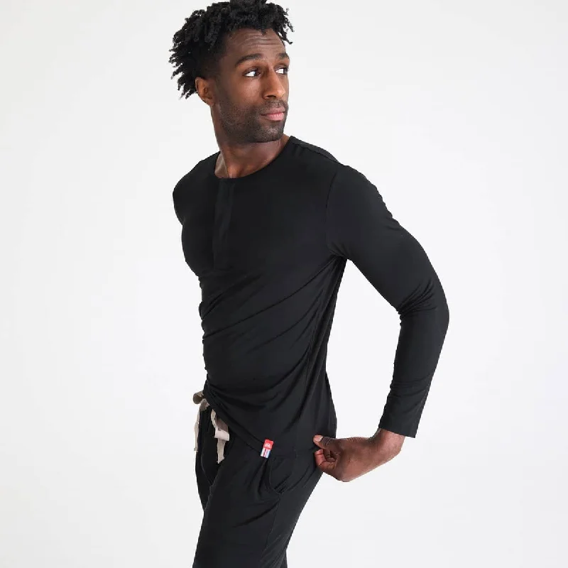 men's onyx modal magnetic henley jogger set