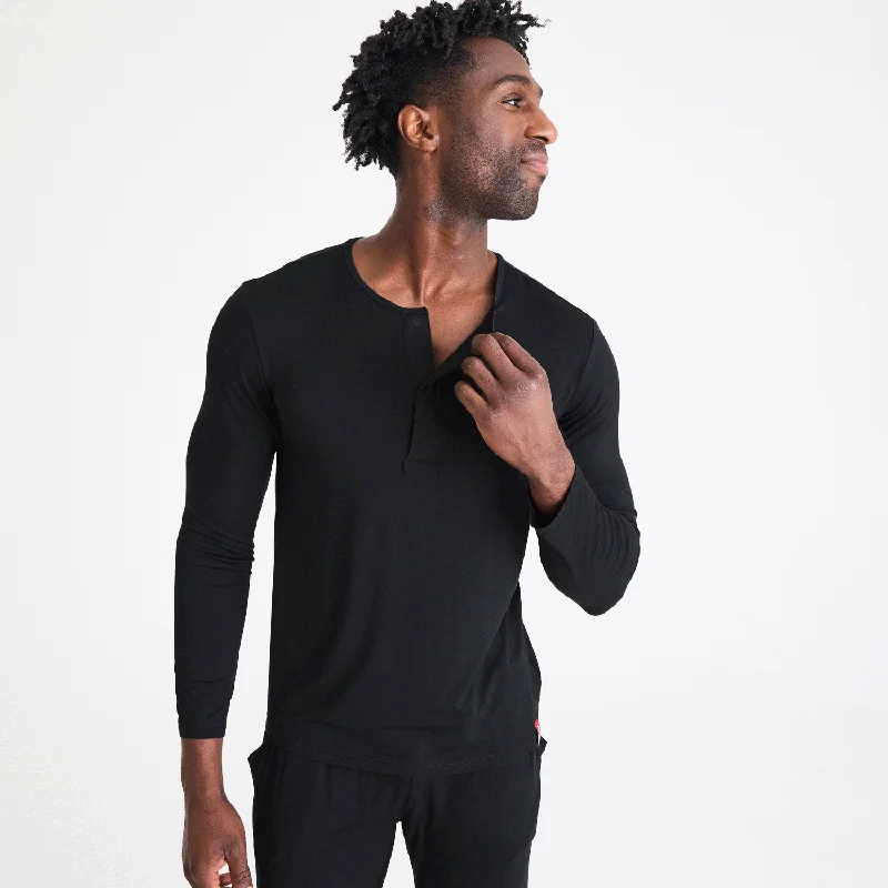 men's onyx modal magnetic henley jogger set