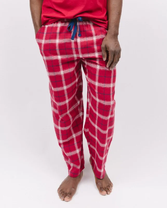 Noél Mens Super Cosy Check Pyjama Bottoms