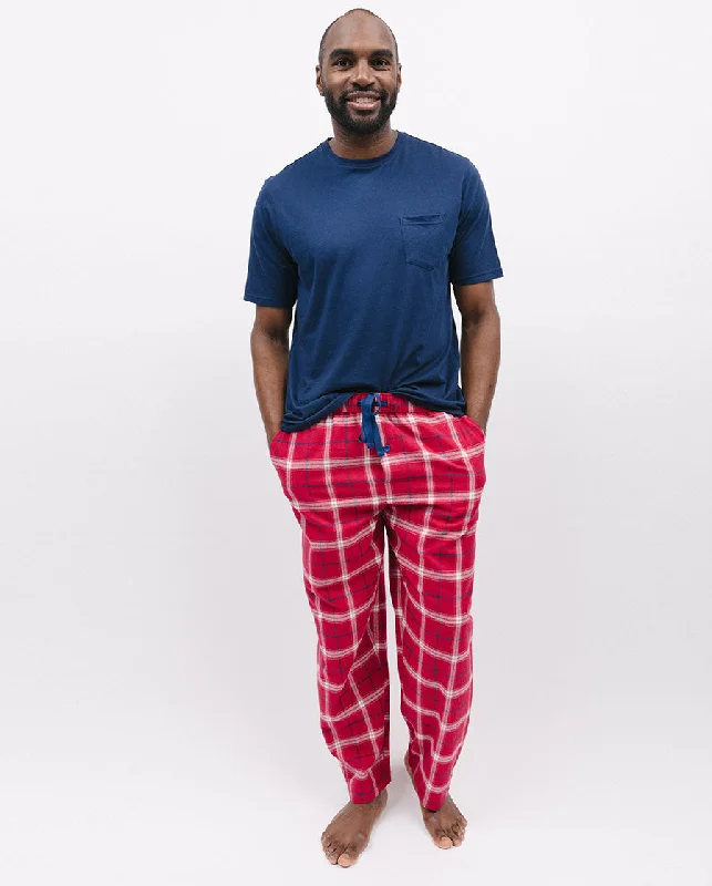 Noél Mens Super Cosy Check Pyjama Bottoms