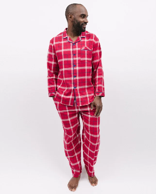 Noél Mens Super Cosy Check Pyjama Set