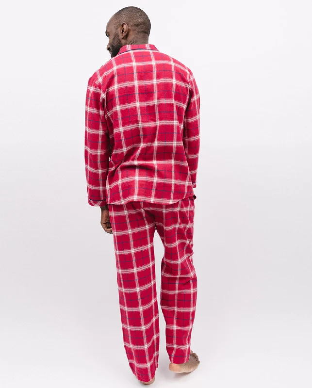 Noél Mens Super Cosy Check Pyjama Set