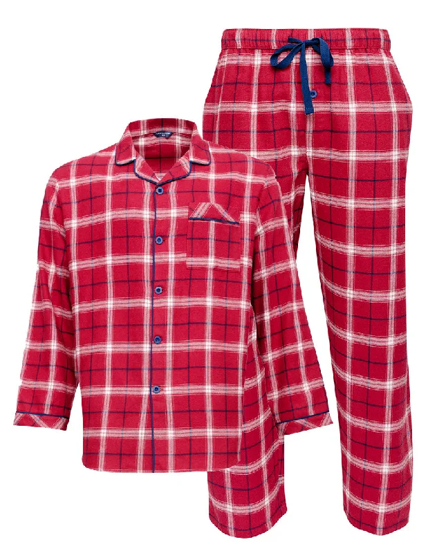 Noél Mens Super Cosy Check Pyjama Set